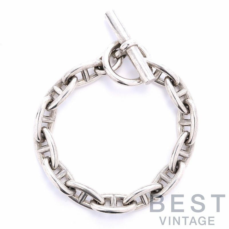 中古】HERMES CHAINE D'ANCRE BRACELET GM 13PIECES エルメス