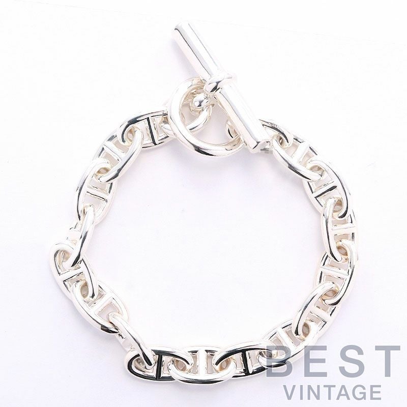 中古】HERMES CHAINE D'ANCRE BRACELET MM 17PIECES エルメス