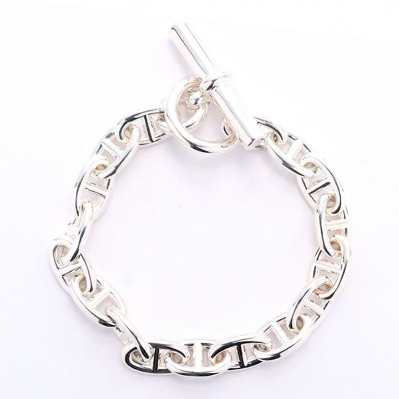 中古】HERMES CHAINE D'ANCRE BRACELET MM 17PIECES エルメス