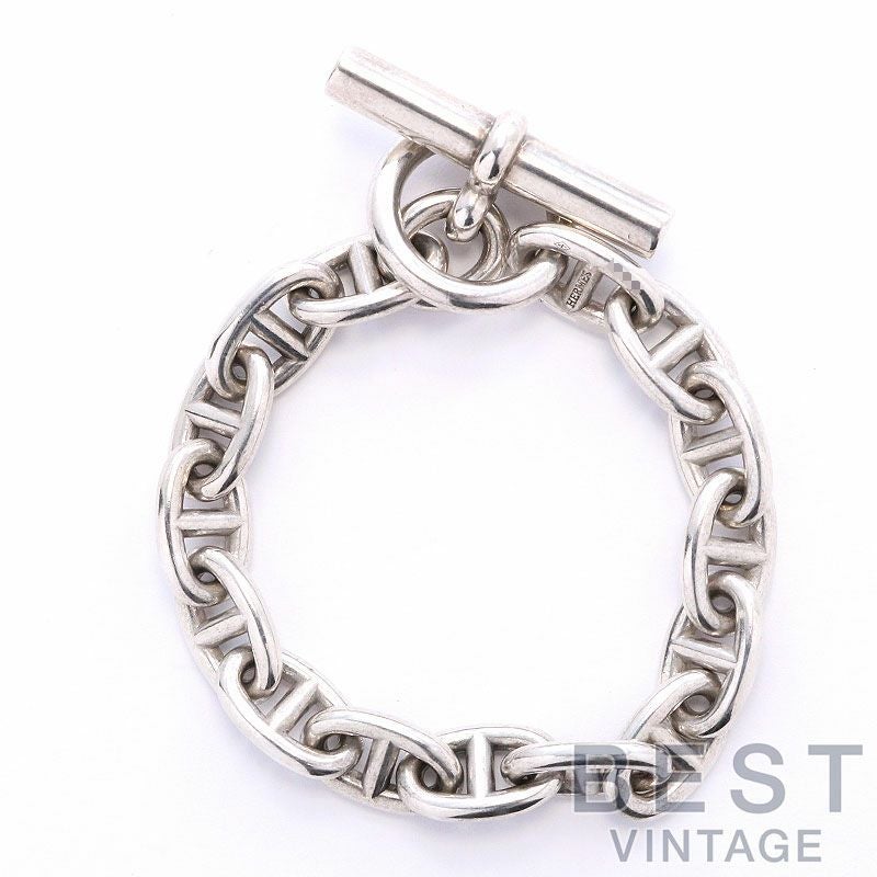 中古】HERMES CHAINE D'ANCRE BRACELET MM 15PIECES エルメス