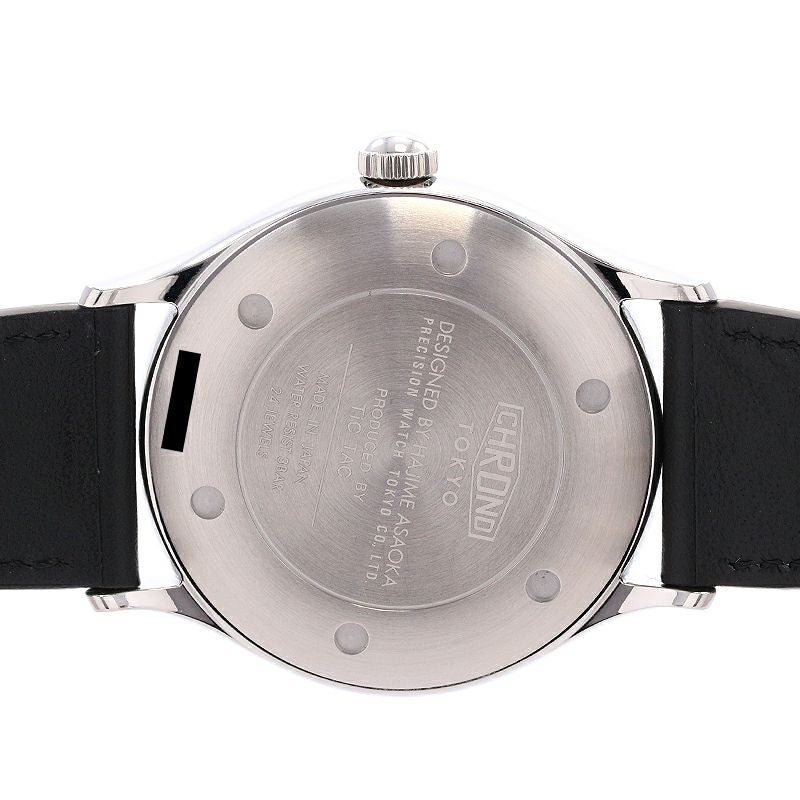 【中古】KURONO BUNKYO TOKYO / CHRONO TOKYO CLASSIC HAJIME ASAOKA x TiC TAC LIMITED クロノトウキョウ / クロノブンキョウトウキョウ クラシック 浅岡肇×チックタック 限定モデル CT001G