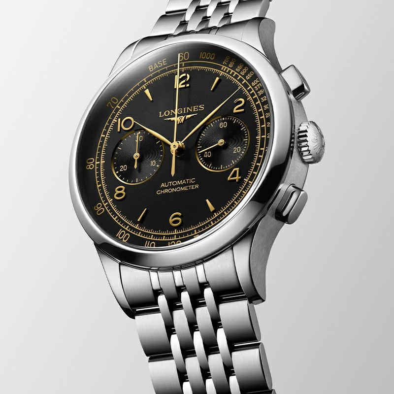 LONGINES RECORD CHRONOGRAPH ロンジン レコード　クロノグラフ L2.921.4.56.6