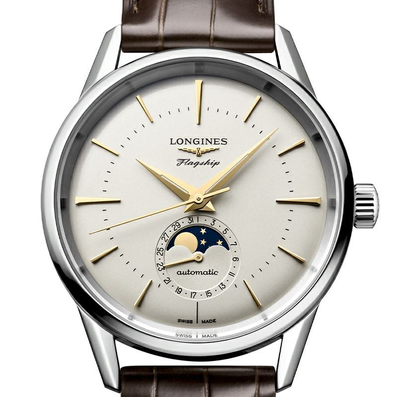 LONGINES FLAGSHIP HERITAGE MOONPHASE ロンジン フラッグシップ