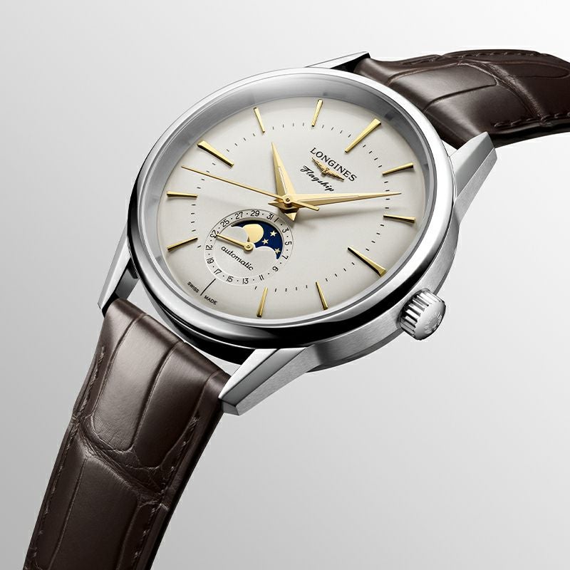 LONGINES FLAGSHIP HERITAGE MOONPHASE ロンジン フラッグシップ