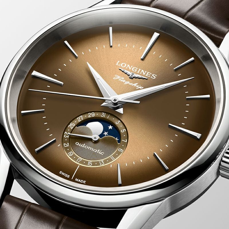 LONGINES FLAGSHIP HERITAGE MOONPHASE ロンジン フラッグシップ 