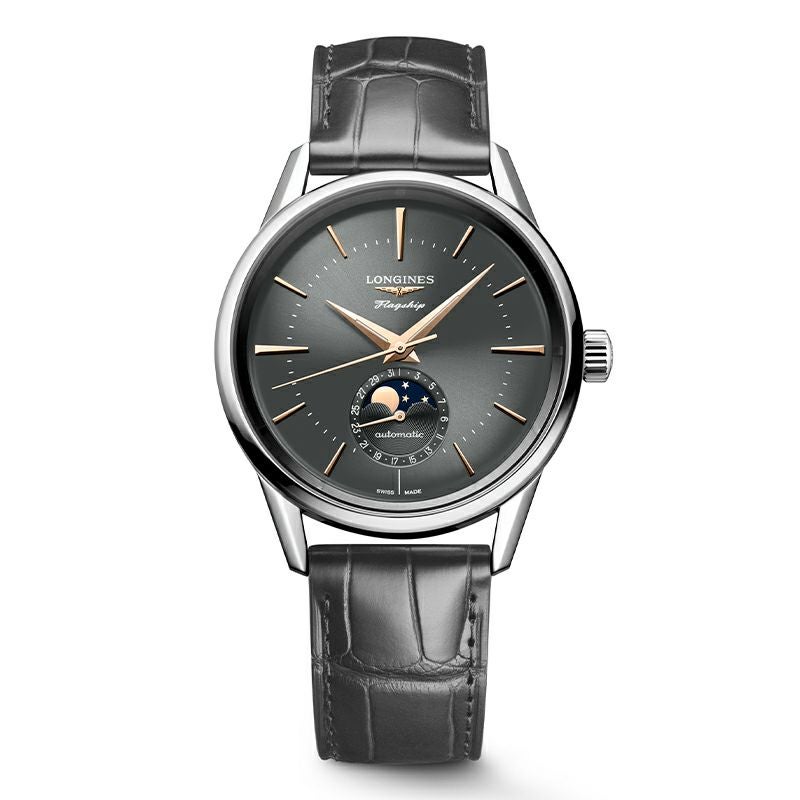LONGINES FLAGSHIP HERITAGE MOONPHASE ロンジン フラッグシップ 