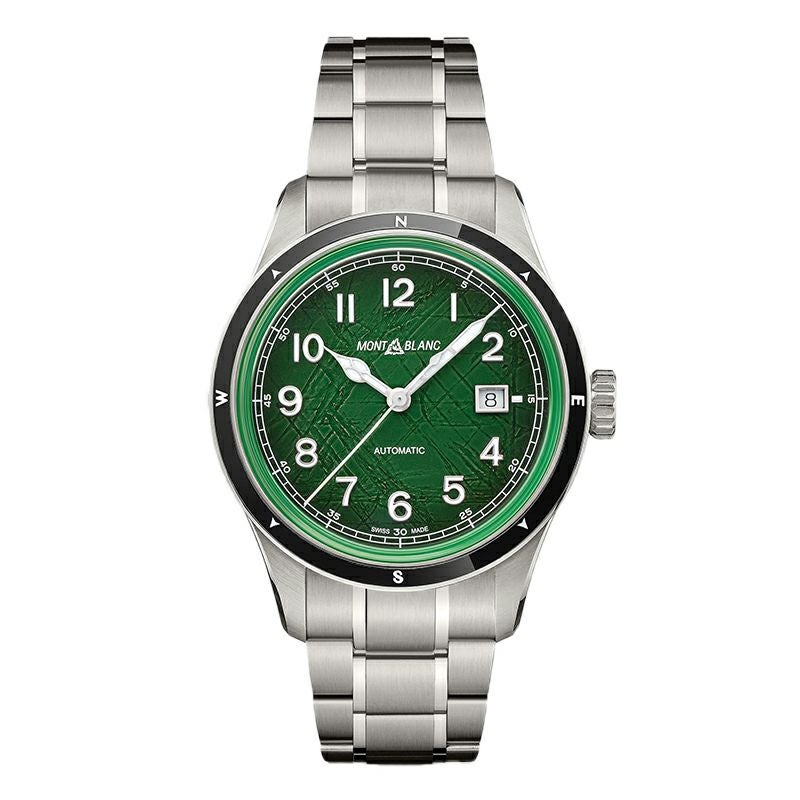 MONTBLANC 1858 AUTOMATIC DATE 0 OXYGEN モンブラン 1858