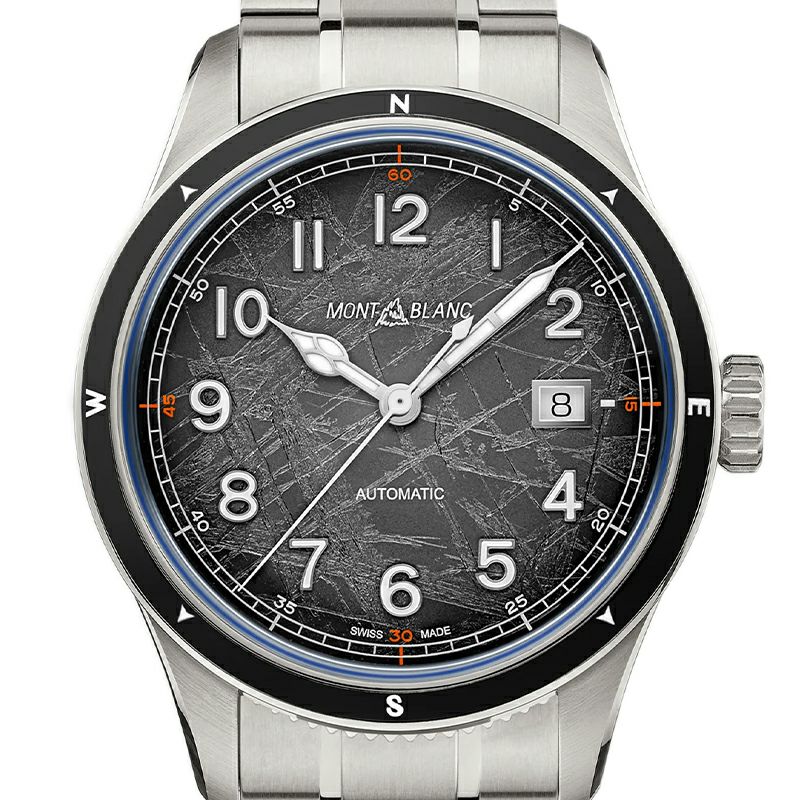 MONTBLANC 1858 AUTOMATIC DATE 0 OXYGEN THE 8000 モンブラン 1858