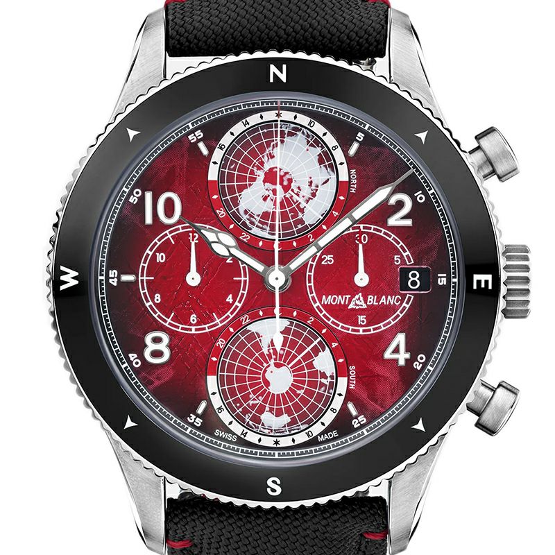 MONTBLANC 1858 GEOSPHERE CHRONOGRAPH 0 OXYGEN LIMITED EDITION