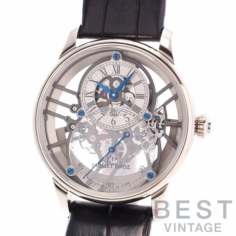 【中古】JAQUET DROZ GRANDE SECONDE SKELET-ONE ジャケ・ドロー グラン・セコンド スケルトン J003524240