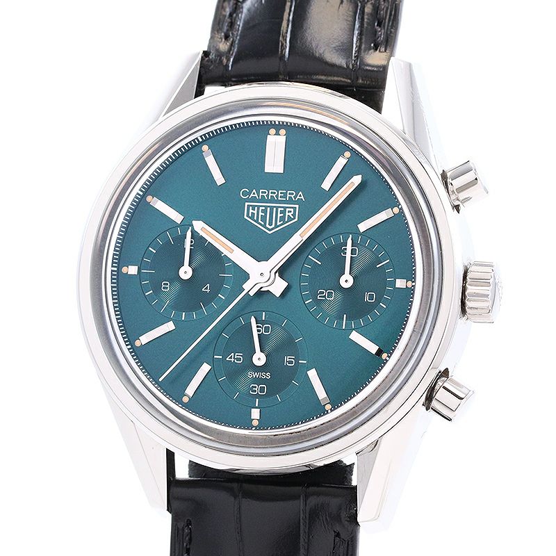 【中古】TAG HEUER CARRERA GREEN SPECIAL EDITION タグ・ホイヤー カレラ グリーン スペシャルエディション CBK221F.FC6479