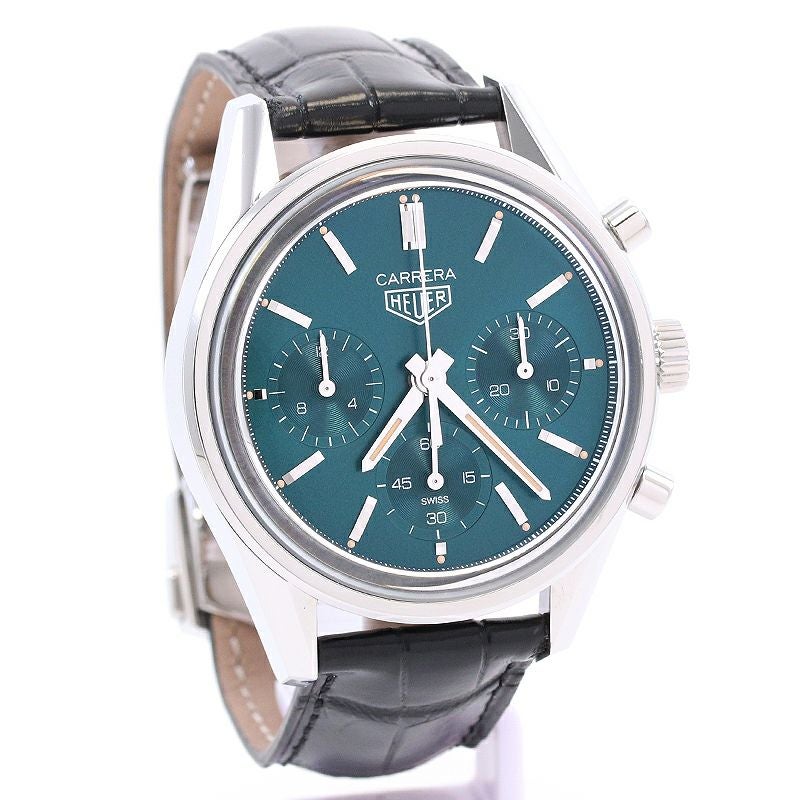 【中古】TAG HEUER CARRERA GREEN SPECIAL EDITION タグ・ホイヤー カレラ グリーン スペシャルエディション CBK221F.FC6479