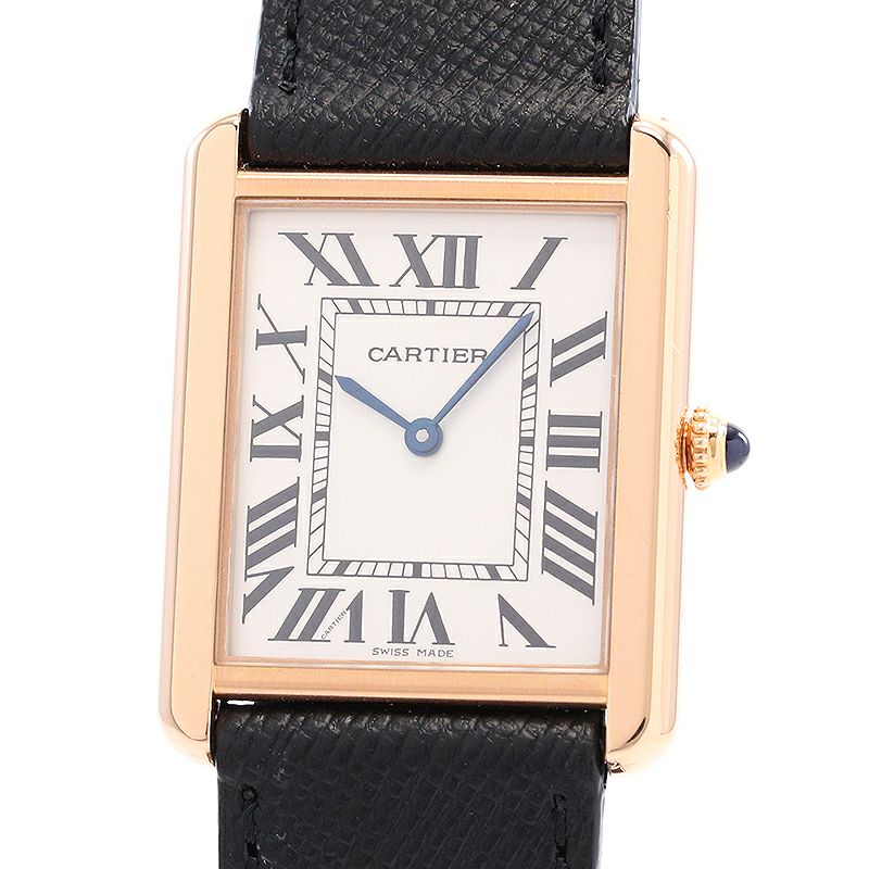 中古】CARTIER TANK SOLO WATCH LM / TANK SOLO LARGE MODEL