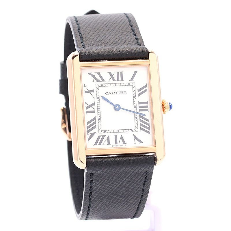 中古】CARTIER TANK SOLO WATCH LM / TANK SOLO LARGE MODEL