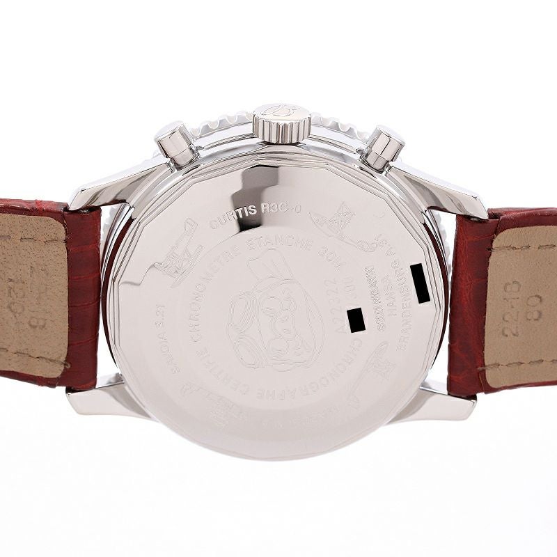 中古】BREITLING NAVITIMER COSMONAUTE FLYBACK PORCO ROSSO