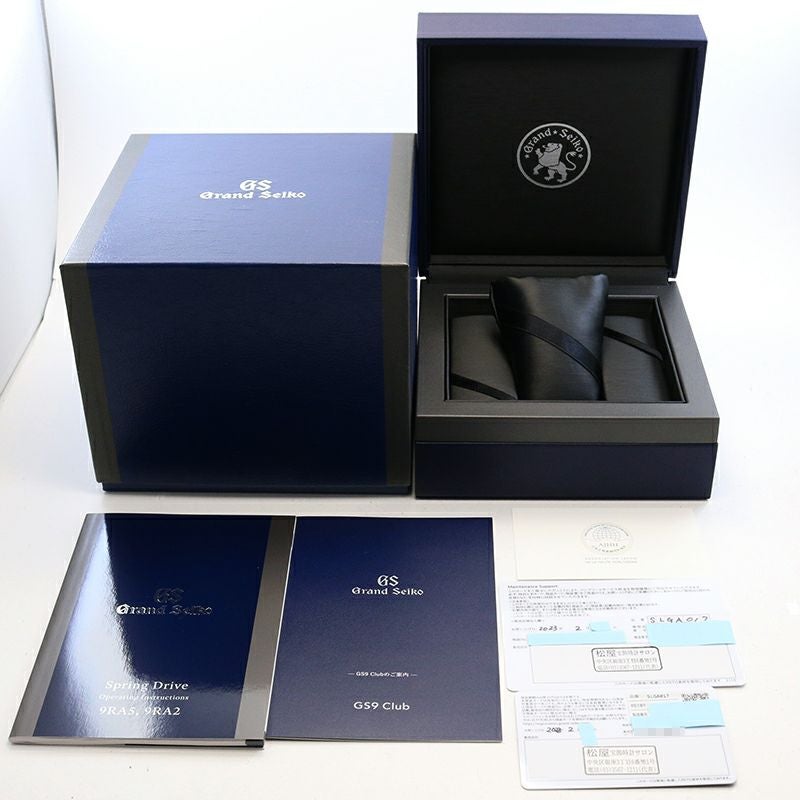 【中古】GRAND SEIKO <br>EVOLUTION 9 COLLECTION SPRING DRIVE AJHH <br>グランドセイコー <br>エボリューション9 コレクション 9Rスプリングドライブ AJHH特別限定モデル <br>SLGA017(9RA2-0AE0)