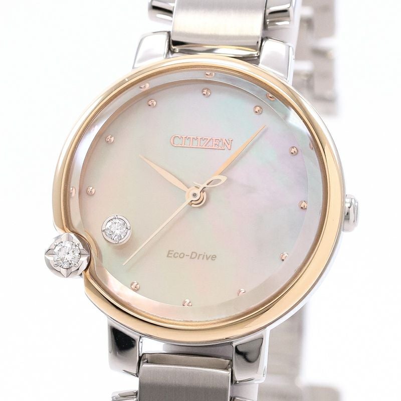 【中古】CITIZEN CITIZEN L ROUND COLLECTION シチズン シチズン エル ラウンド コレクション EW5586-86Y