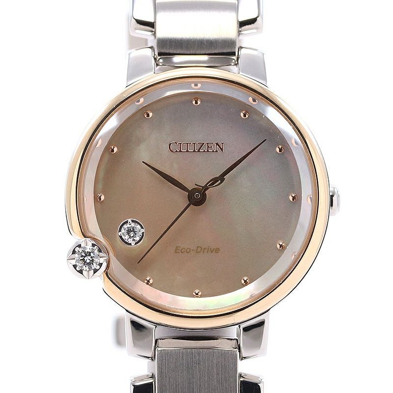 【中古】CITIZEN CITIZEN L ROUND COLLECTION シチズン シチズン エル ラウンド コレクション EW5586-86Y
