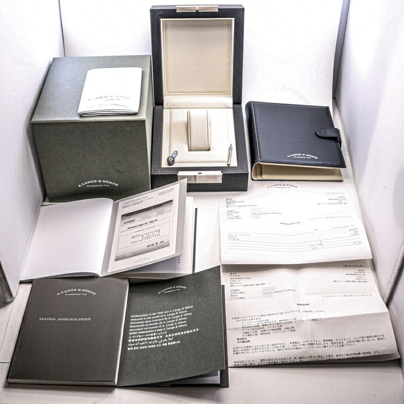 【中古】A.LANGE & SOHNE SAXONIA ANNUAL CALENDAR A.ランゲ&ゾーネ サクソニア アニュアルカレンダー 330.026E(LS3303AP)