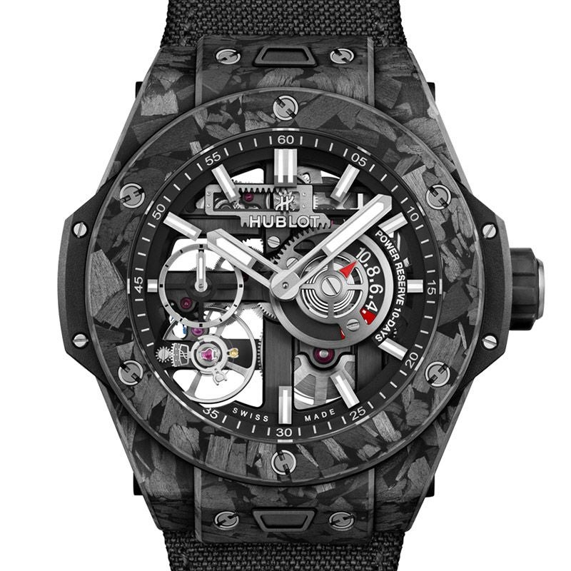 HUBLOT BIG BANG MECA-10 FROSTED CARBON ウブロ ビッグ・バン メカ-10 フロステッドカーボン 444.QN.1170.NR