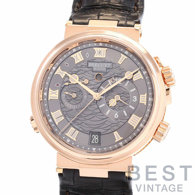 【中古】BREGUET <br>MARINE ALARME MUSICALE 5547 <br>ブレゲ <br>マリーン アラーム ミュージカル 5547 <br>5547BR/G3/9ZU