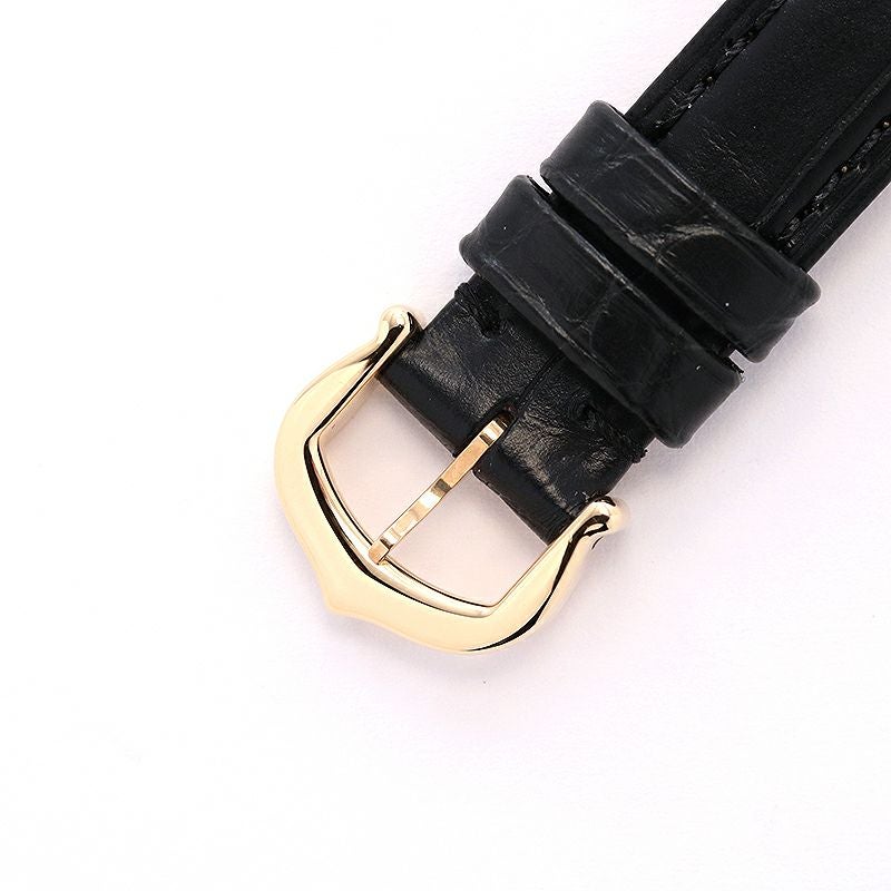 【OH済】 カルティエ 【CARTIER】 ロンドSM GGC98021 (878089) レディース ホワイト K18イエローゴールド 腕時計 時計 RONDE SMALL MODEL WHITE K18YG 【中古】 Cartier - 【OH済】 カルティエ 【CARTIER】 ロンドSM GGC98021