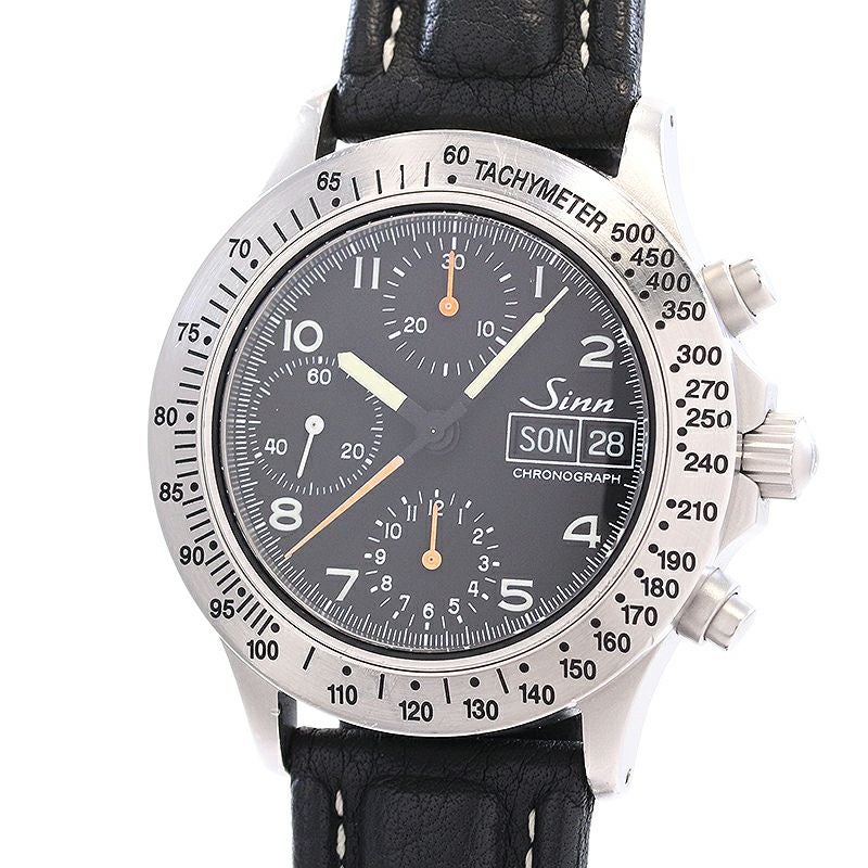【中古】SINN <br>MODEL 256 CHRONOGRAPH DAY DATE <br>ジン <br>モデル256 クロノグラフ デイデイト <br>256.ST