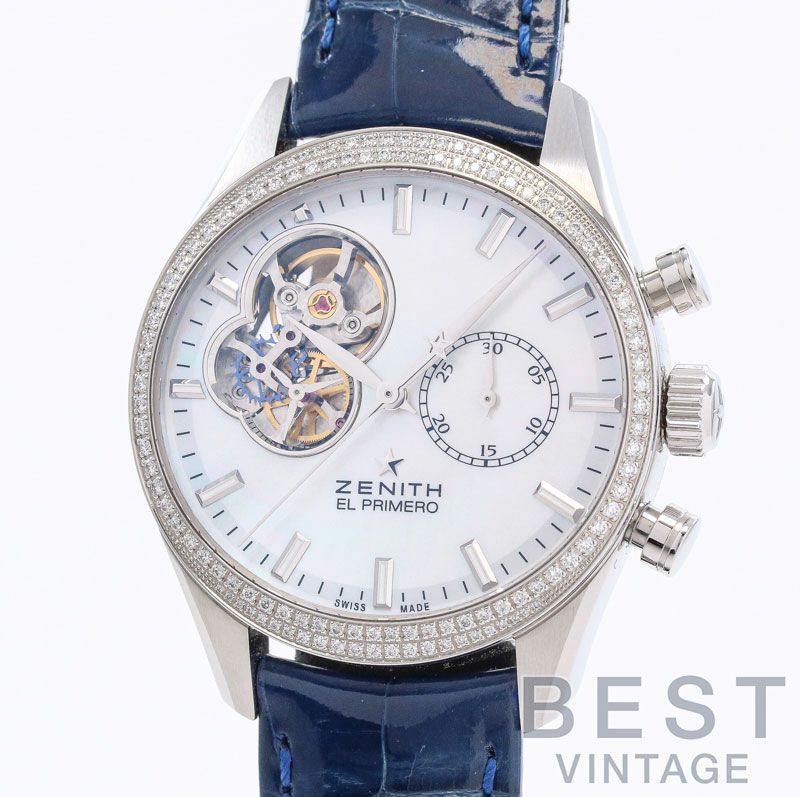 中古】ZENITH EL PRIMERO CHRONOMASTER OPEN LADY ゼニス エル
