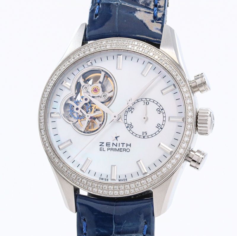 中古】ZENITH EL PRIMERO CHRONOMASTER OPEN LADY ゼニス エル