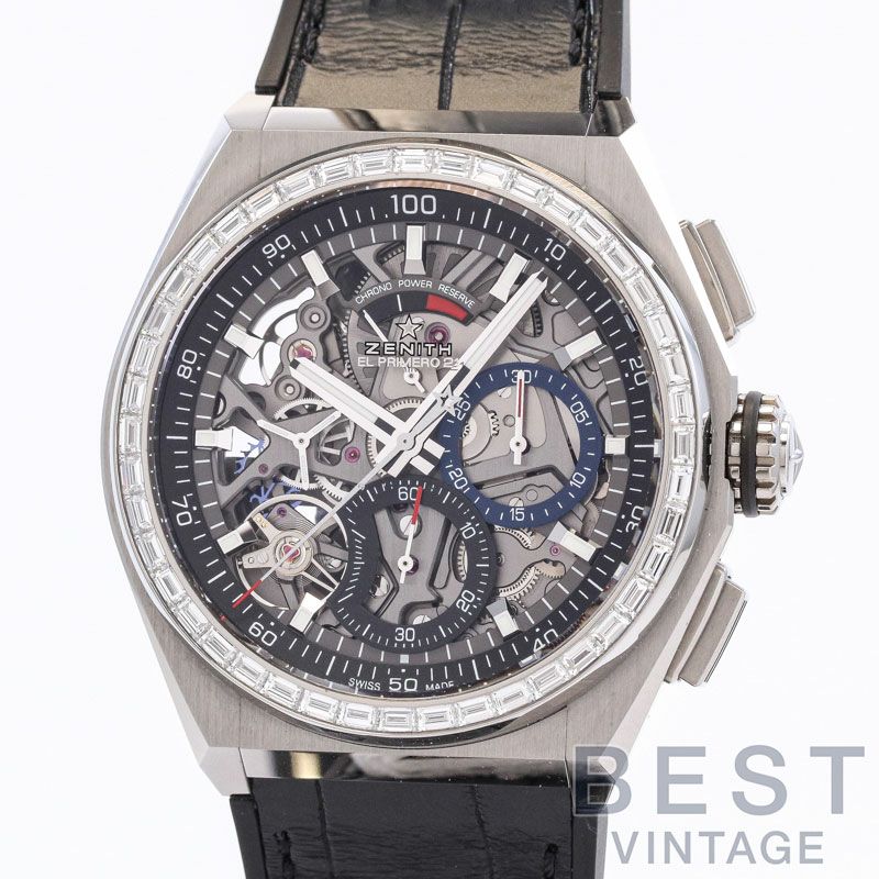 中古】ZENITH DEFY EL PRIMERO 21 TITANIUM BUCKET DIAMOND BEZEL