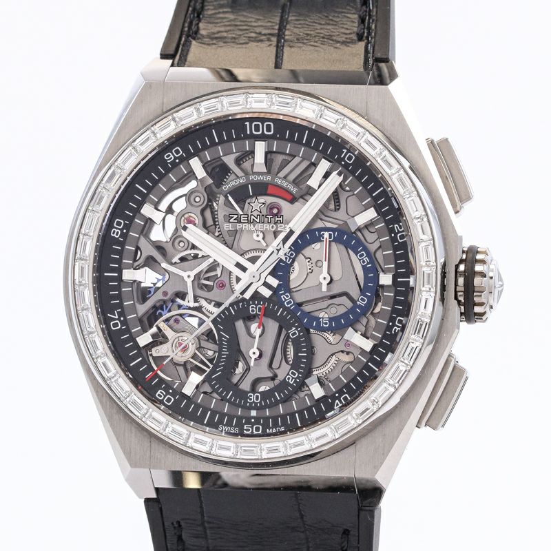 中古】ZENITH DEFY EL PRIMERO 21 TITANIUM BUCKET DIAMOND BEZEL