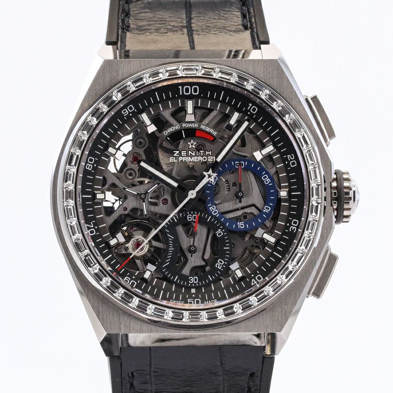 中古】ZENITH DEFY EL PRIMERO 21 TITANIUM BUCKET DIAMOND BEZEL
