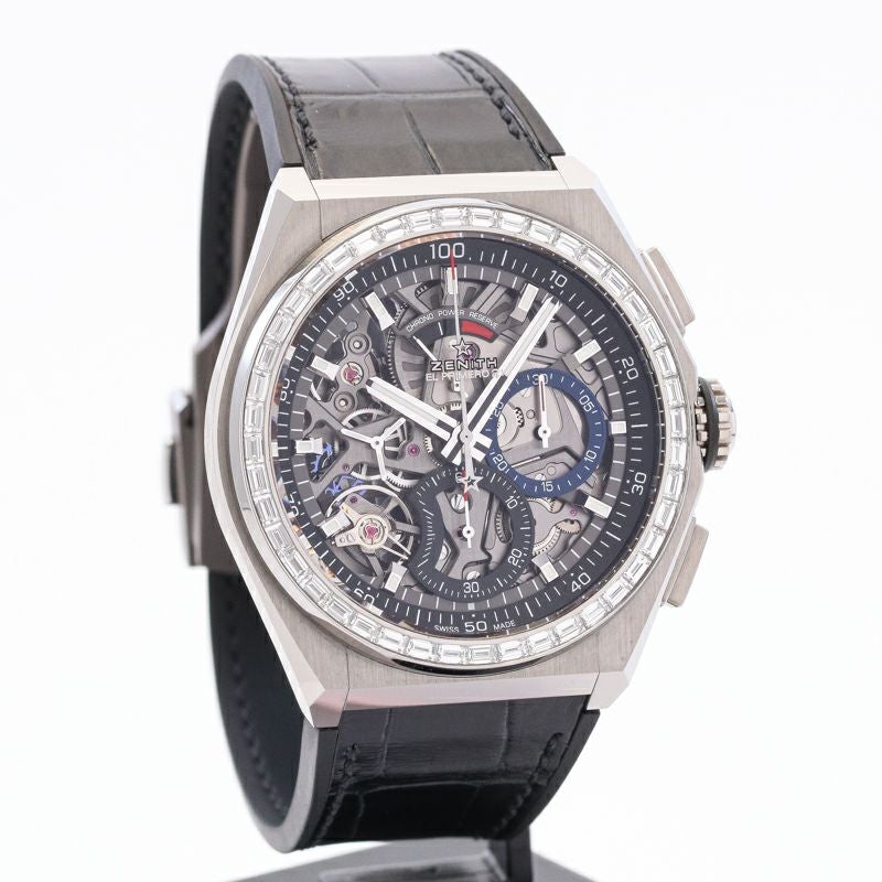 中古】ZENITH DEFY EL PRIMERO 21 TITANIUM BUCKET DIAMOND BEZEL