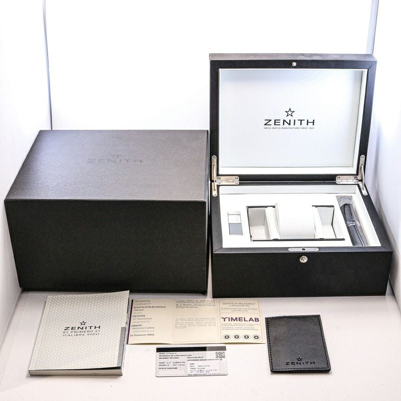 中古】ZENITH DEFY EL PRIMERO 21 TITANIUM BUCKET DIAMOND BEZEL