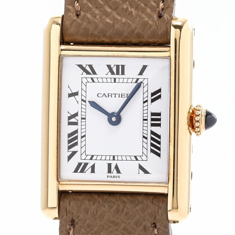 タンク ルイ SM PARIS ダイヤル 箱付き Ref.7808 中古品 レディース 腕時計 カルティエ タンク ルイ SM PARIS ダイヤル 箱付き Ref.7808 中古品