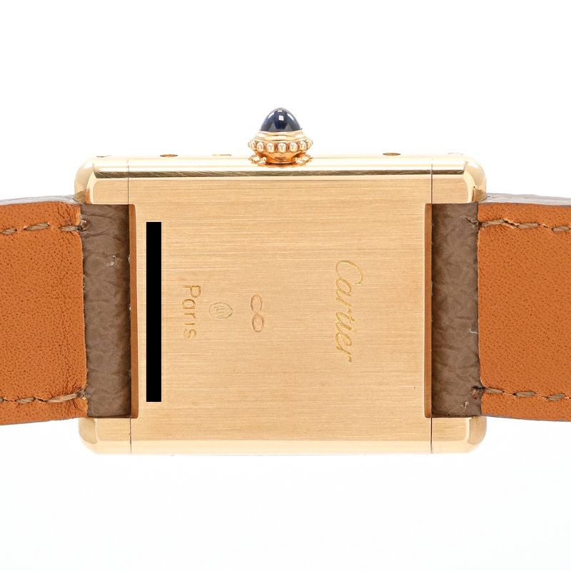 CARTIER カルティエ タンクルイSM PARISダイヤル 78087 K18YG【中古】 中古】CARTIER TANK LOUIS CARTIER SMALL MODEL PARIS DIAL カルティエ