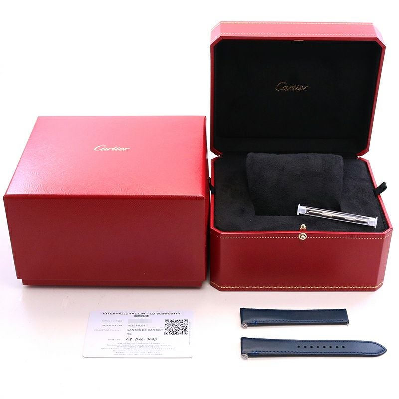 中古】CARTIER SANTOS DE CARTIER MEDIUM MODEL カルティエ サントス