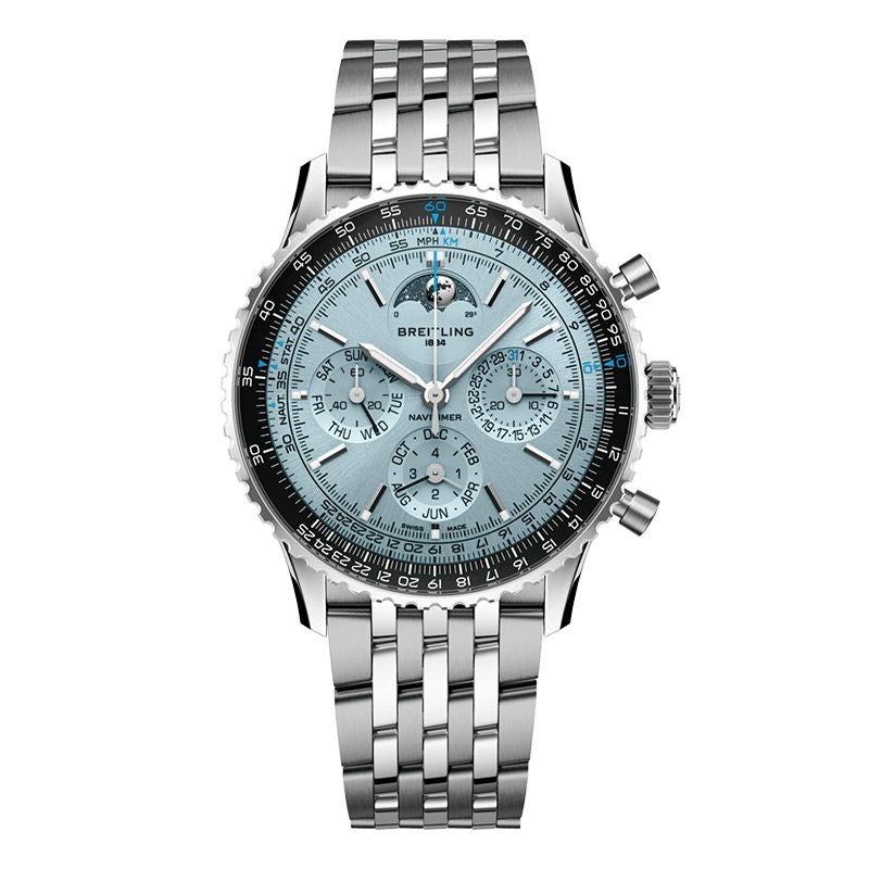 BREITLING NAVITIMER B19 CHRONOGRAPH 43 PERPETUAL CALENDAR ブライトリング ナビタイマー B19 クロノグラフ 43 パーペチュアルカレンダー PB1920251C1A1