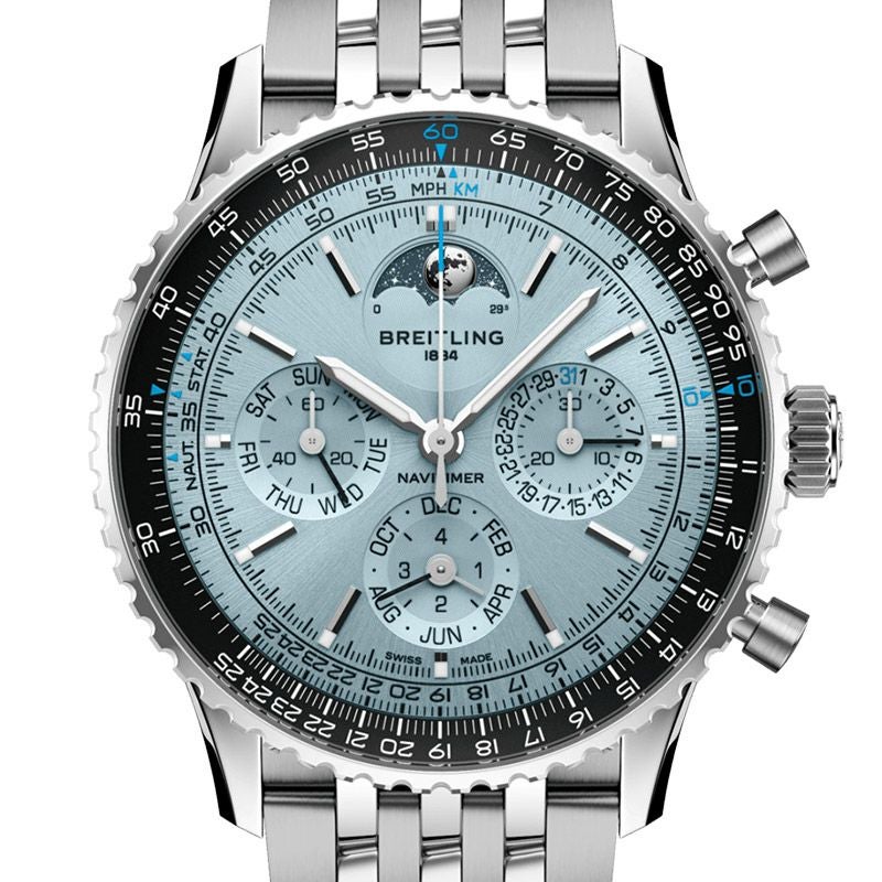 BREITLING NAVITIMER B19 CHRONOGRAPH 43 PERPETUAL CALENDAR ブライトリング ナビタイマー B19 クロノグラフ 43 パーペチュアルカレンダー PB1920251C1A1