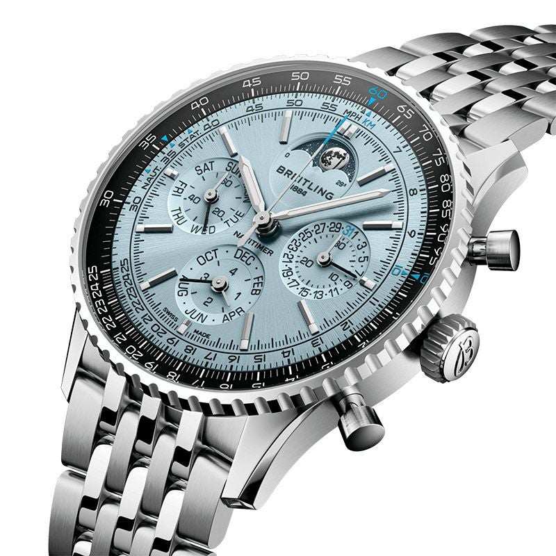 BREITLING NAVITIMER B19 CHRONOGRAPH 43 PERPETUAL CALENDAR ブライトリング ナビタイマー B19 クロノグラフ 43 パーペチュアルカレンダー PB1920251C1A1