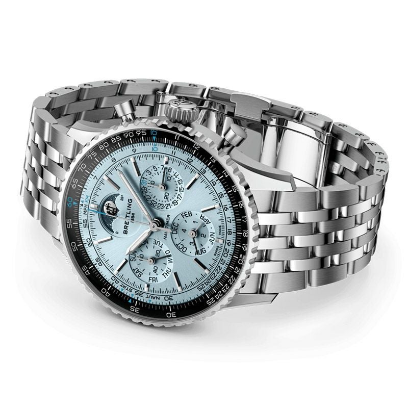 BREITLING NAVITIMER B19 CHRONOGRAPH 43 PERPETUAL CALENDAR ブライトリング ナビタイマー B19 クロノグラフ 43 パーペチュアルカレンダー PB1920251C1A1