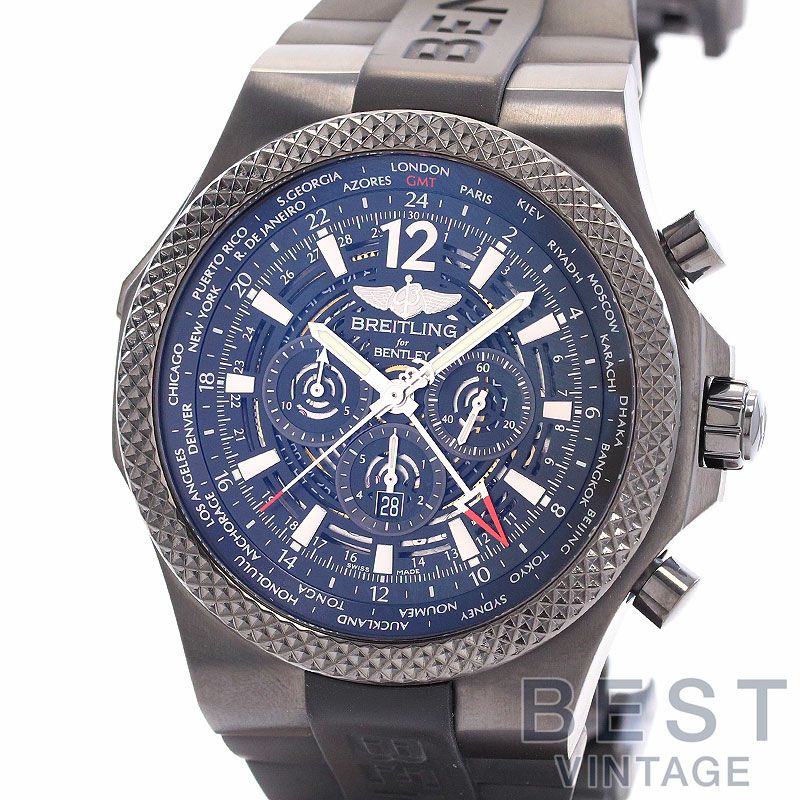 ブライトニングベントレー？ 中古】BREITLING BENTLEY GMT MIDNIGHT CARBON ブライトリング