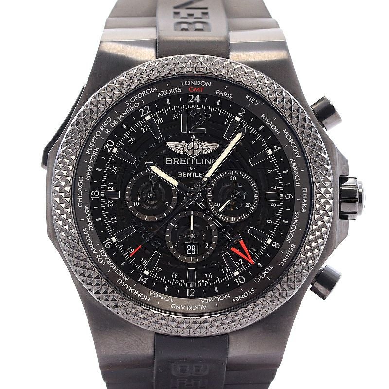 中古】BREITLING BENTLEY GMT MIDNIGHT CARBON ブライトリング