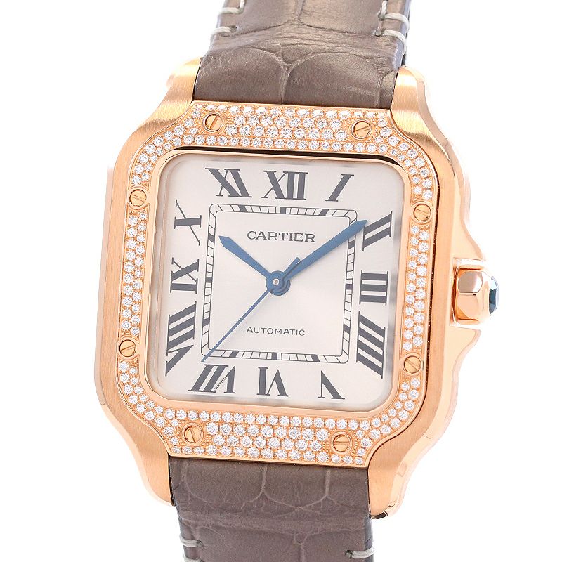 【中古】CARTIER SANTOS DE CARTIER MEDIUM MODEL カルティエ サントス ドゥ カルティエ MM WJSA0012