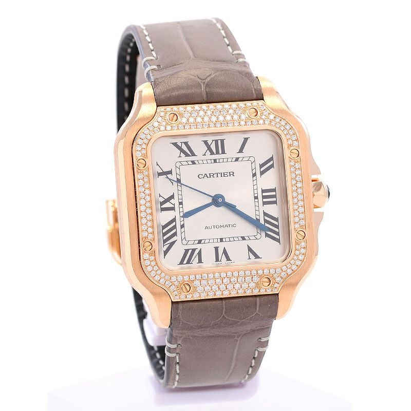 中古】CARTIER SANTOS DE CARTIER MEDIUM MODEL カルティエ サントス