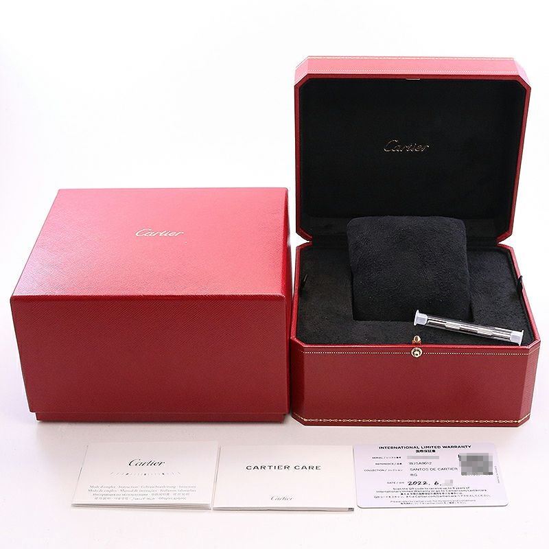 中古】CARTIER SANTOS DE CARTIER MEDIUM MODEL カルティエ サントス