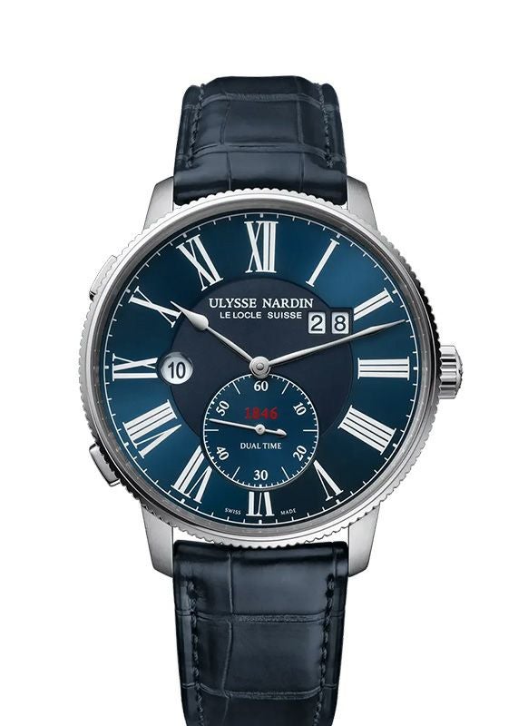 ULYSSE NARDIN MARINE TORPILLEUR DUAL TIME ユリス・ナルダン マリントルピユール デュアルタイム  3343-320-3A/1A