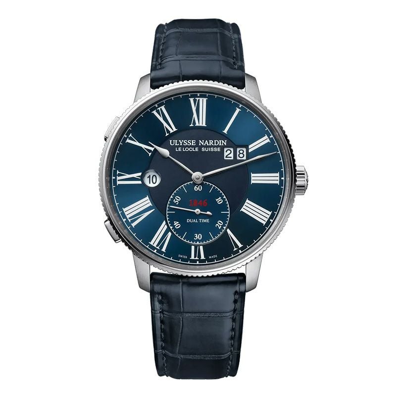 ULYSSE NARDIN MARINE TORPILLEUR DUAL TIME ユリス・ナルダン マリントルピユール デュアルタイム  3343-320-3A/1A