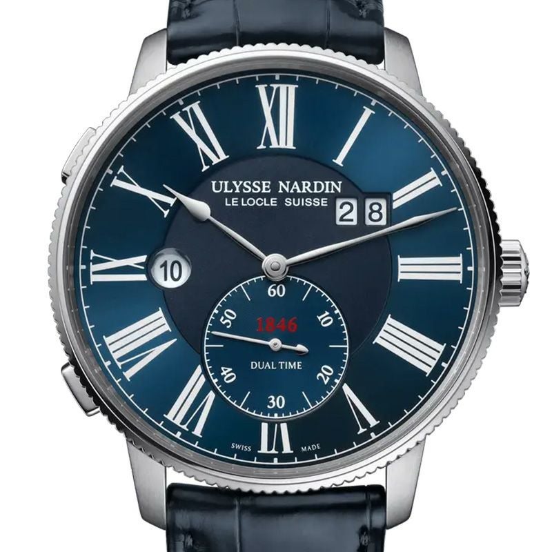 ULYSSE NARDIN MARINE TORPILLEUR DUAL TIME ユリス・ナルダン マリントルピユール デュアルタイム  3343-320-3A/1A
