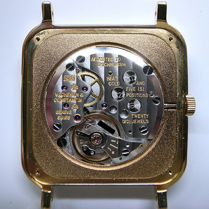中古】VACHERON CONSTANTIN VINTAGE SQUARE WATCH ヴァシュロン